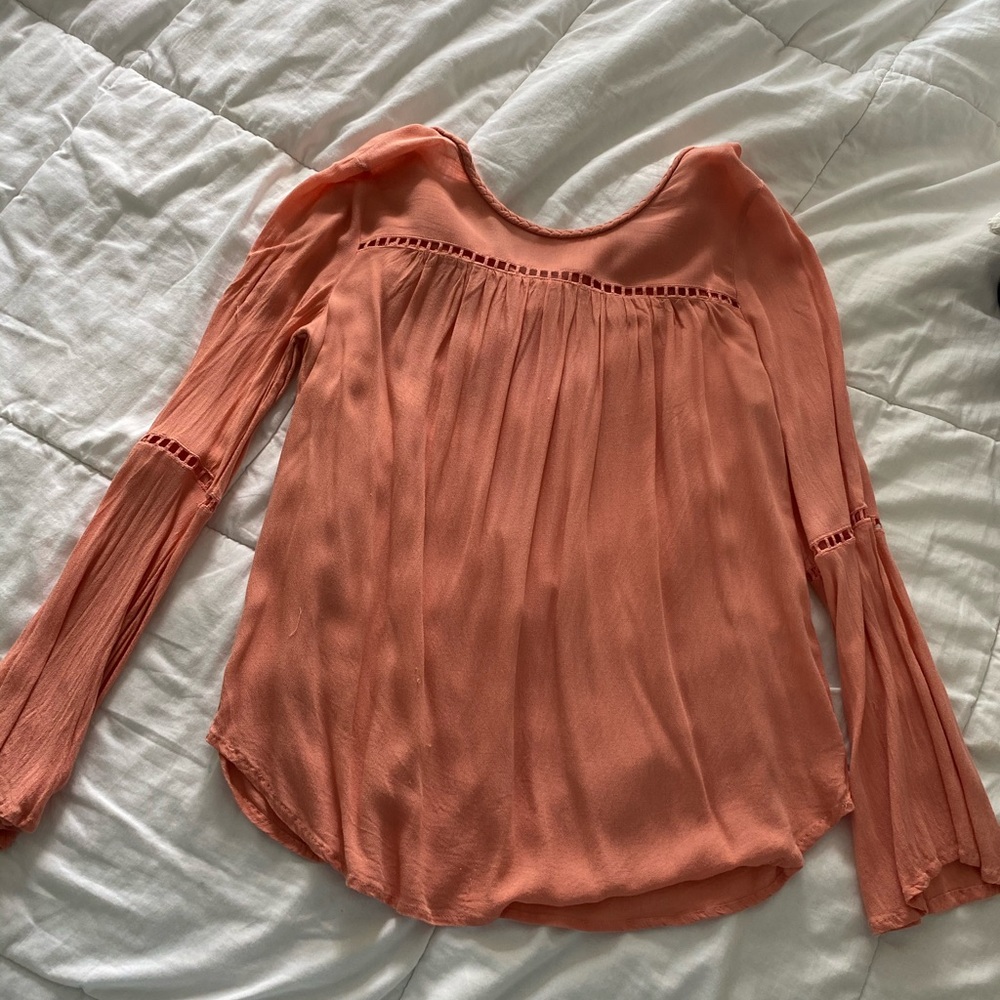 XS CORAL BLOUSE SO SOFT